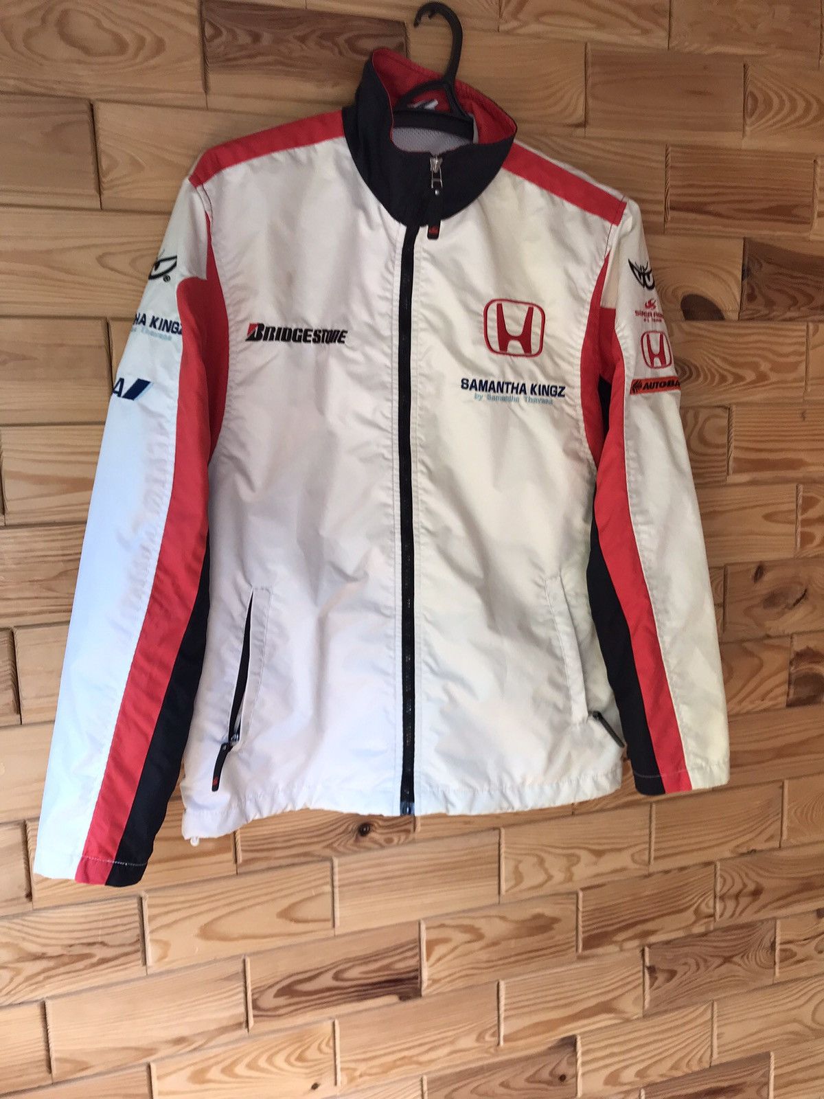 Vintage Honda F1 Team Jacket Embroidered sponsor Logo