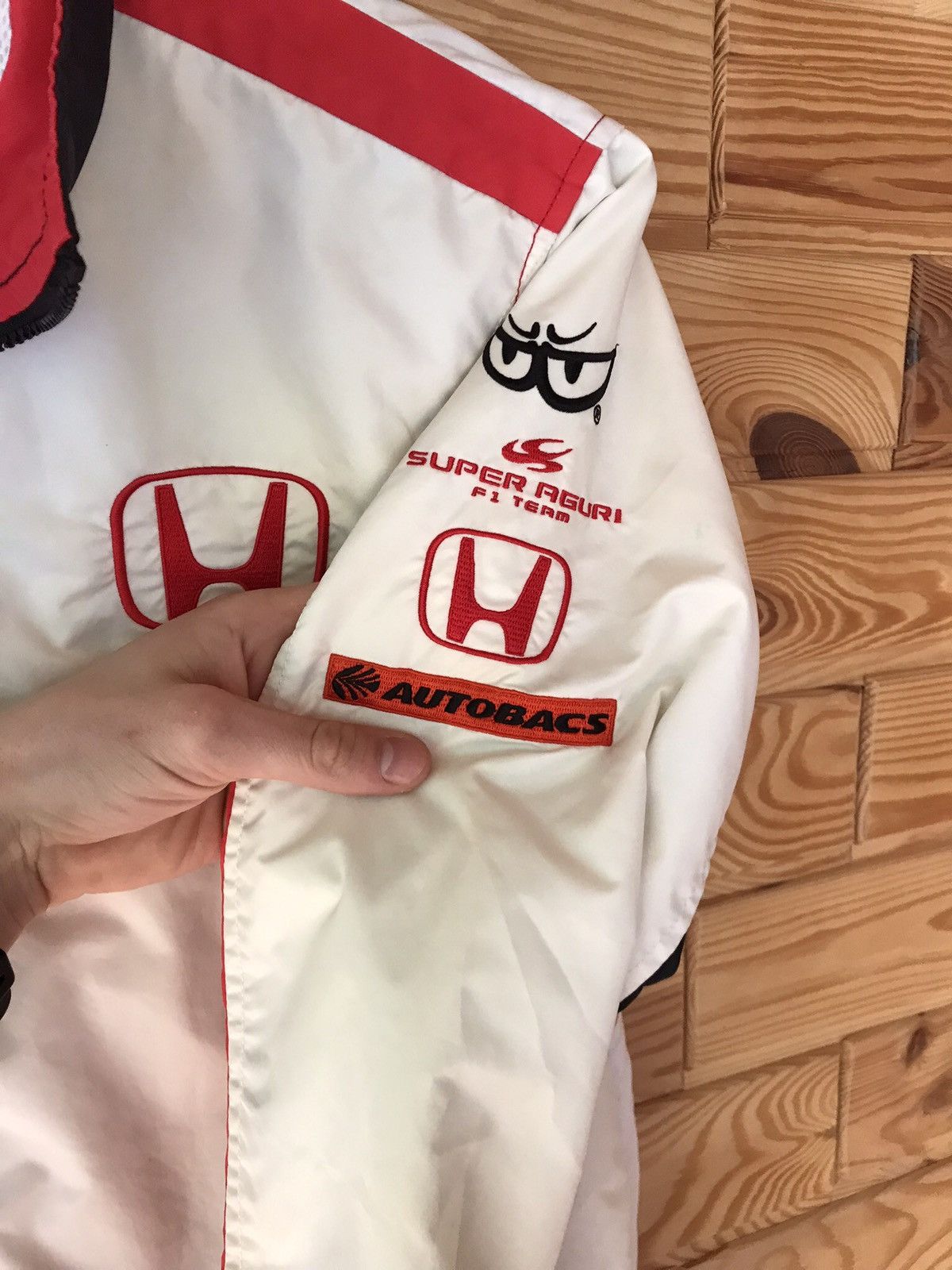Vintage Honda F1 Team Jacket Embroidered sponsor Logo