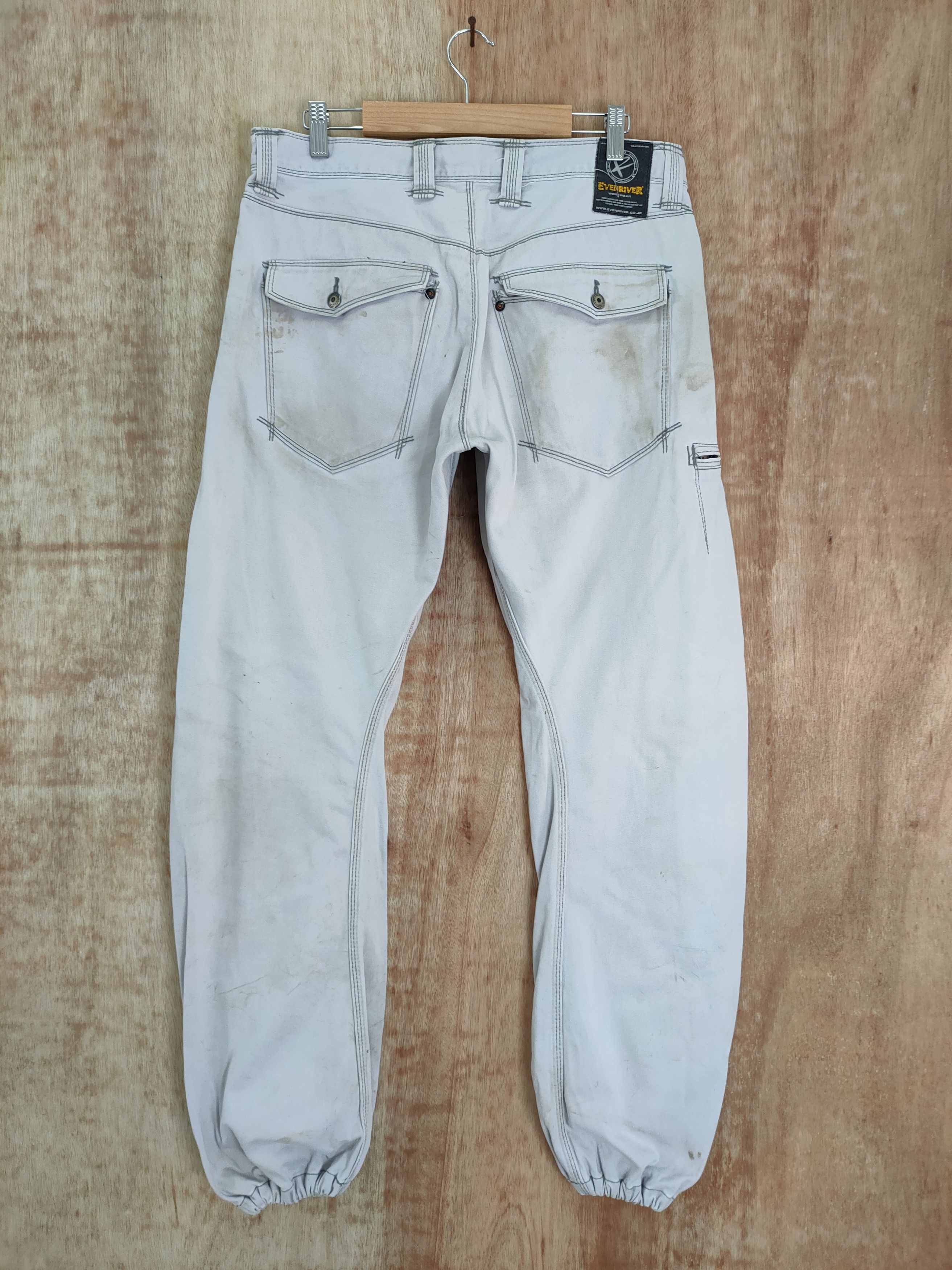 Japanese Brand × White's Boots VINTAGE EVENRIVER FADED RUSTY CARGO PANTS Size US 34 / EU 50 - 2 Thumbnail