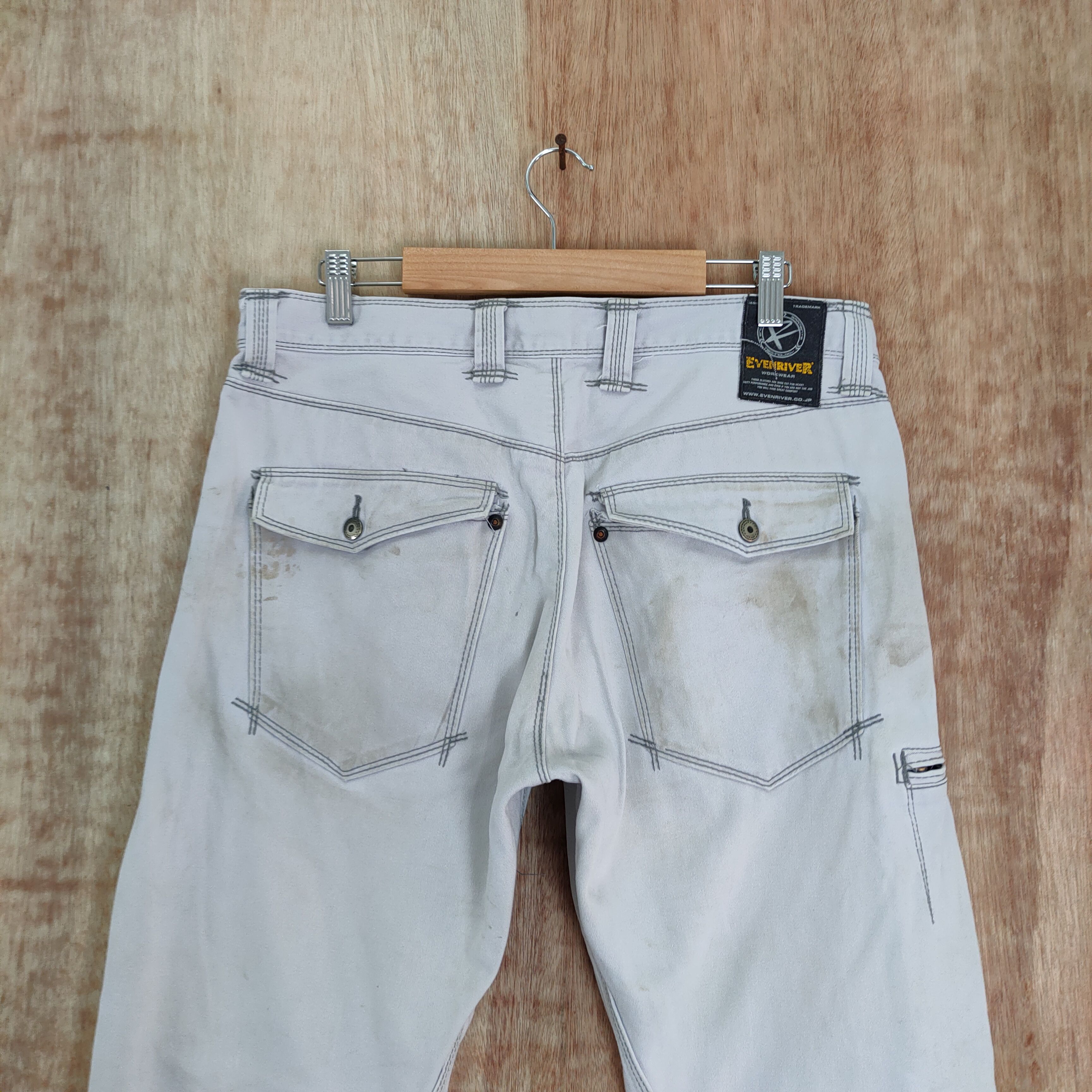 Japanese Brand × White's Boots VINTAGE EVENRIVER FADED RUSTY CARGO PANTS Size US 34 / EU 50 - 9 Thumbnail