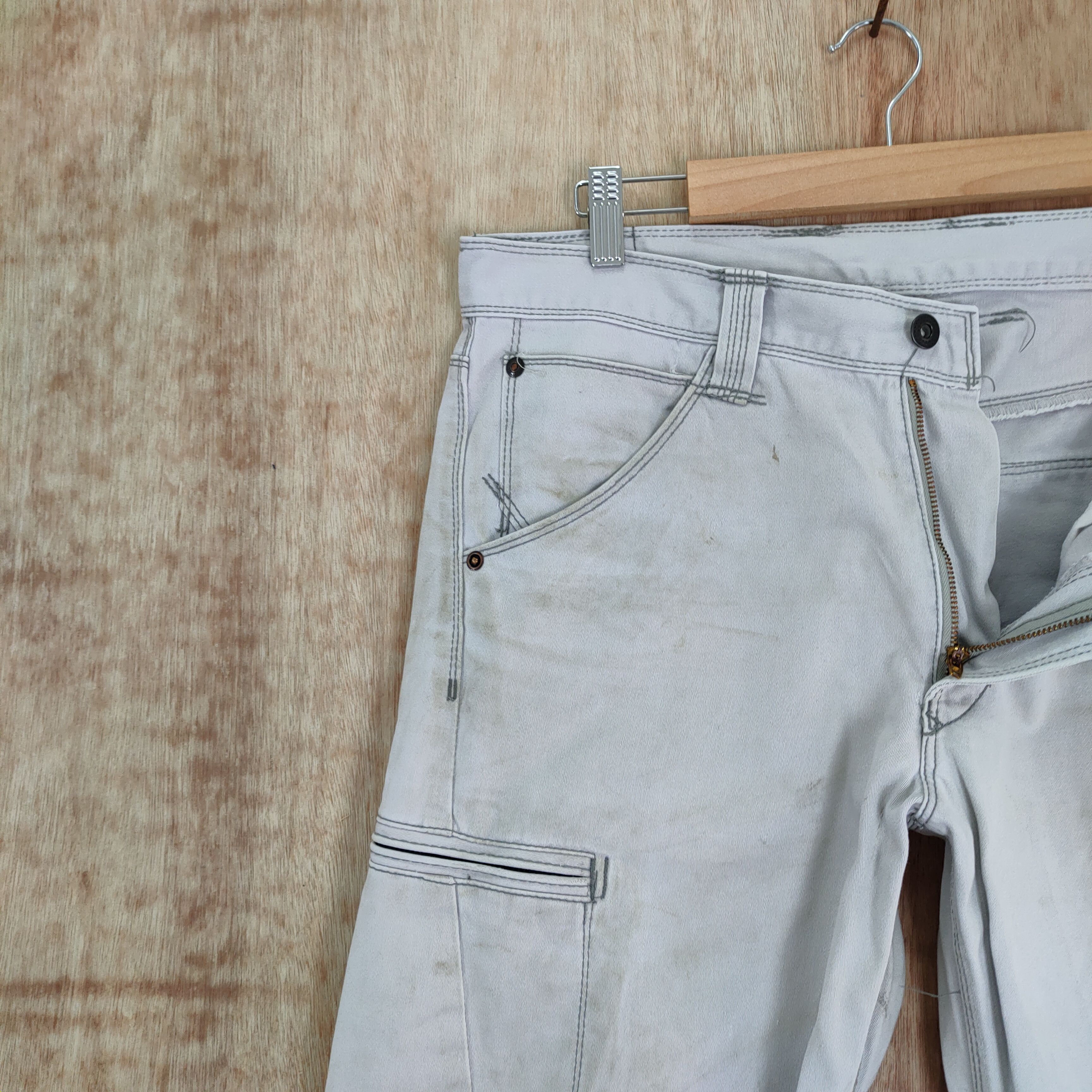 Japanese Brand × White's Boots VINTAGE EVENRIVER FADED RUSTY CARGO PANTS Size US 34 / EU 50 - 7 Thumbnail