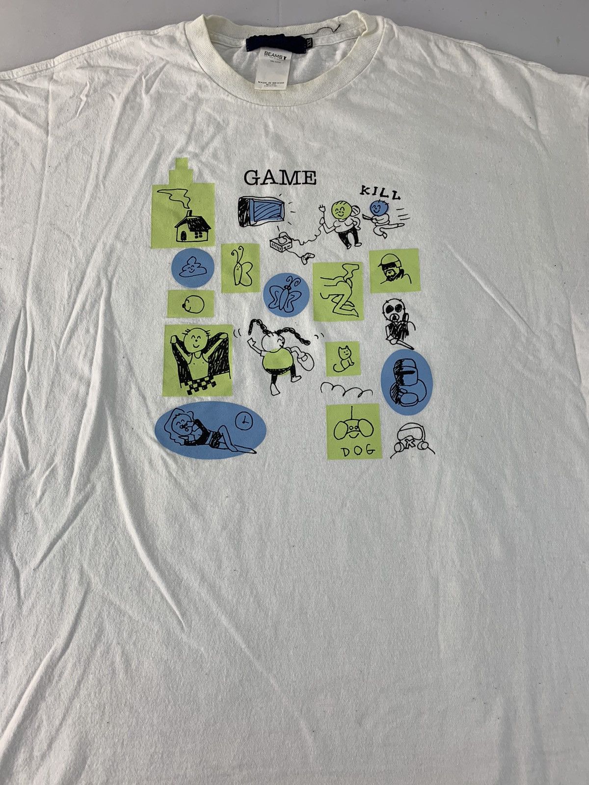 Beams Plus Hype Beams T Daily Activity Table Printed Longsleeve Tee Size US XL / EU 56 / 4 - 3 Thumbnail