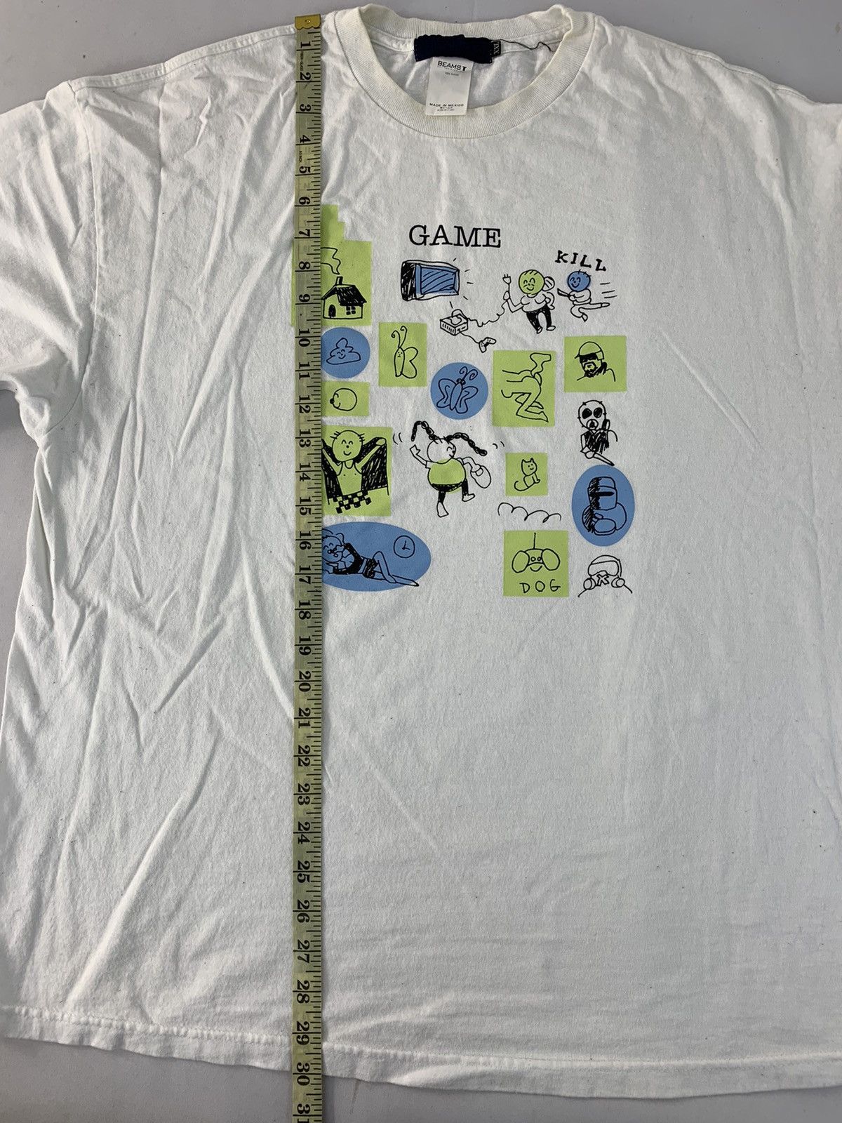 Beams Plus Hype Beams T Daily Activity Table Printed Longsleeve Tee Size US XL / EU 56 / 4 - 6 Thumbnail