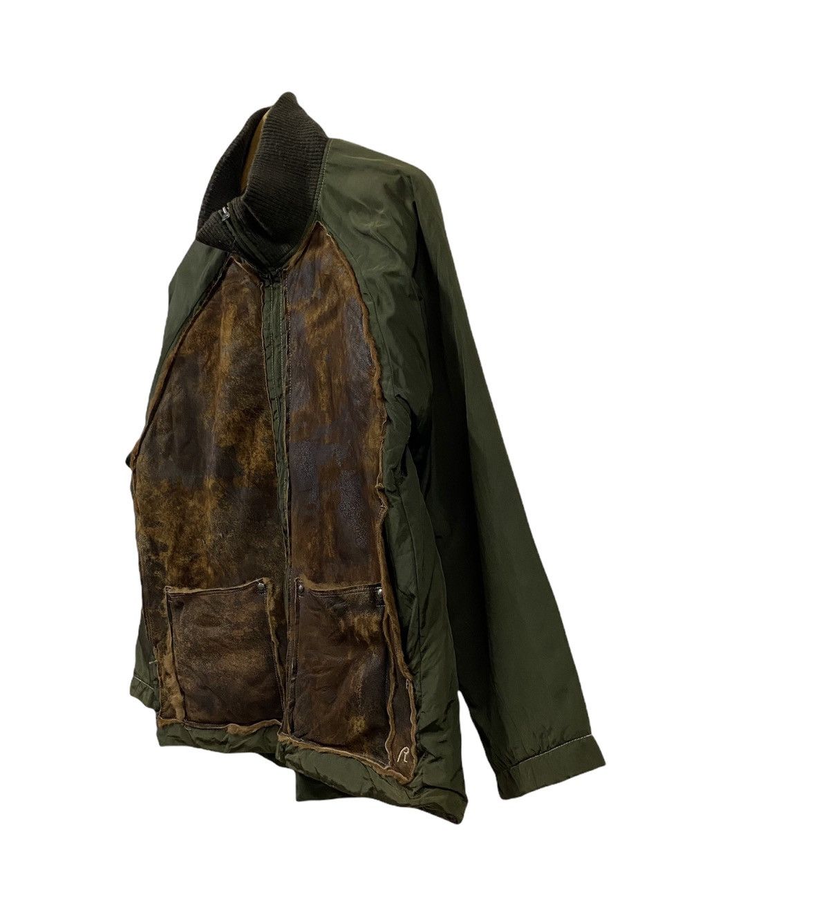 Replay Vintage REPLAY Nylon Leather Jacket Size US L / EU 52-54 / 3 - 6 Thumbnail
