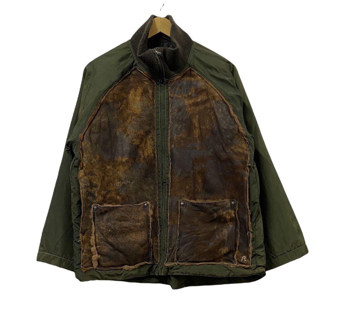 Replay Vintage REPLAY Nylon Leather Jacket Size US L / EU 52-54 / 3 - 1 Thumbnail