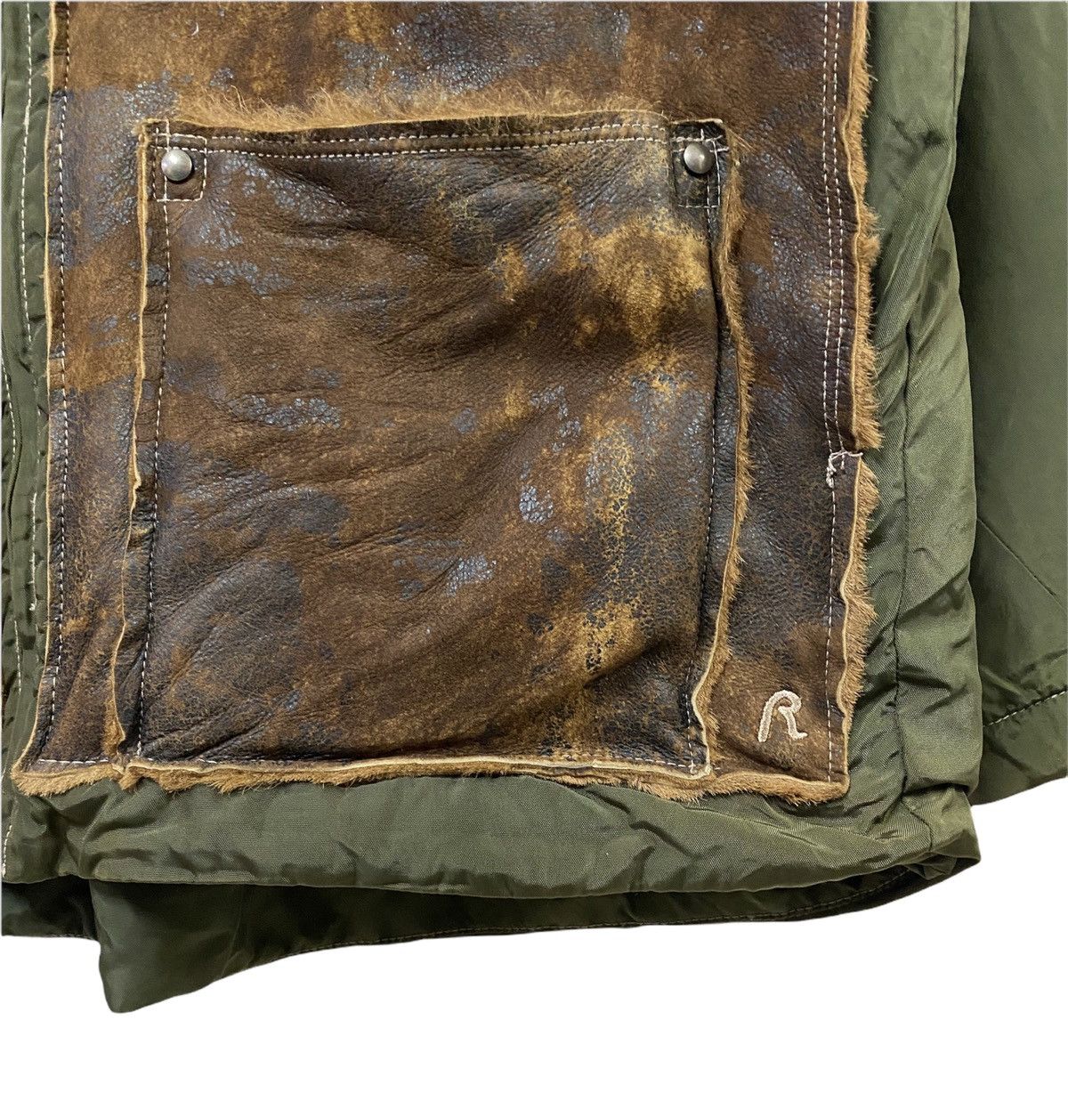 Replay Vintage REPLAY Nylon Leather Jacket Size US L / EU 52-54 / 3 - 4 Thumbnail