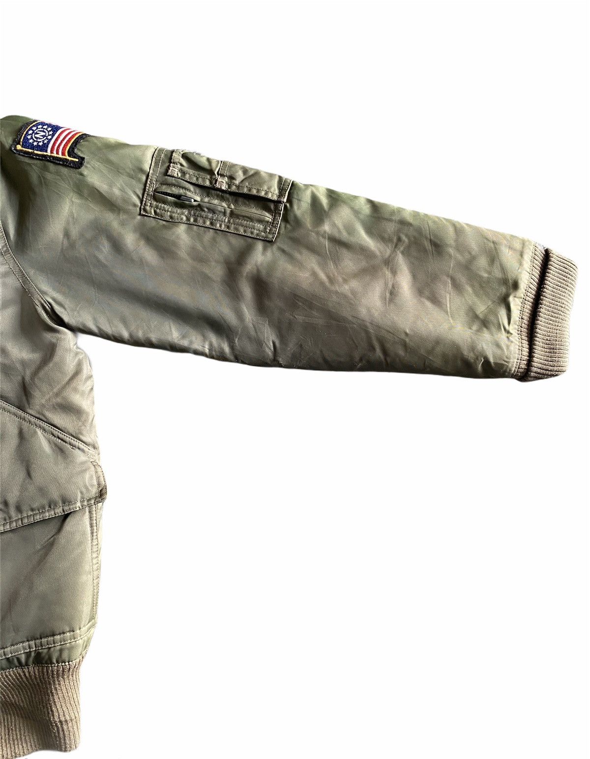 AlphaStyle Nautica Bomber Flight Jacket Soft Neck Size US S / EU 44-46 / 1 - 3 Thumbnail