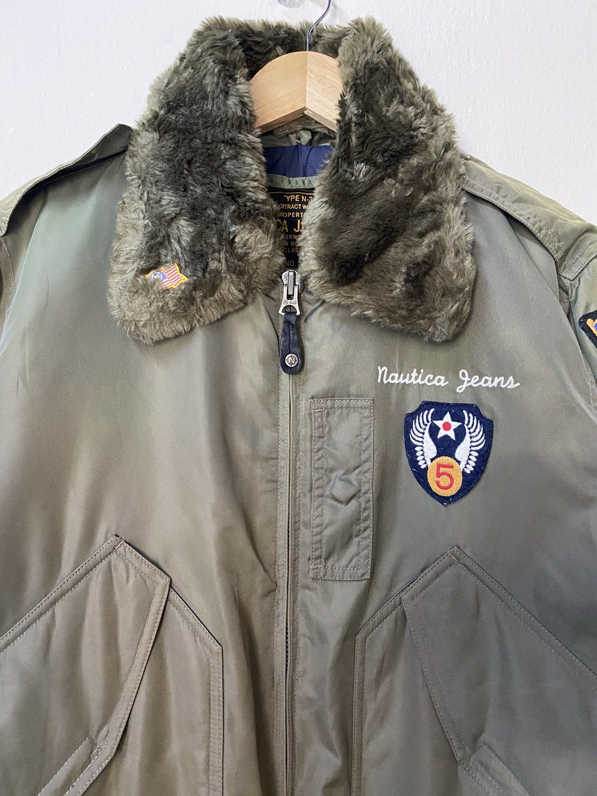 AlphaStyle Nautica Bomber Flight Jacket Soft Neck Size US S / EU 44-46 / 1 - 15 Thumbnail