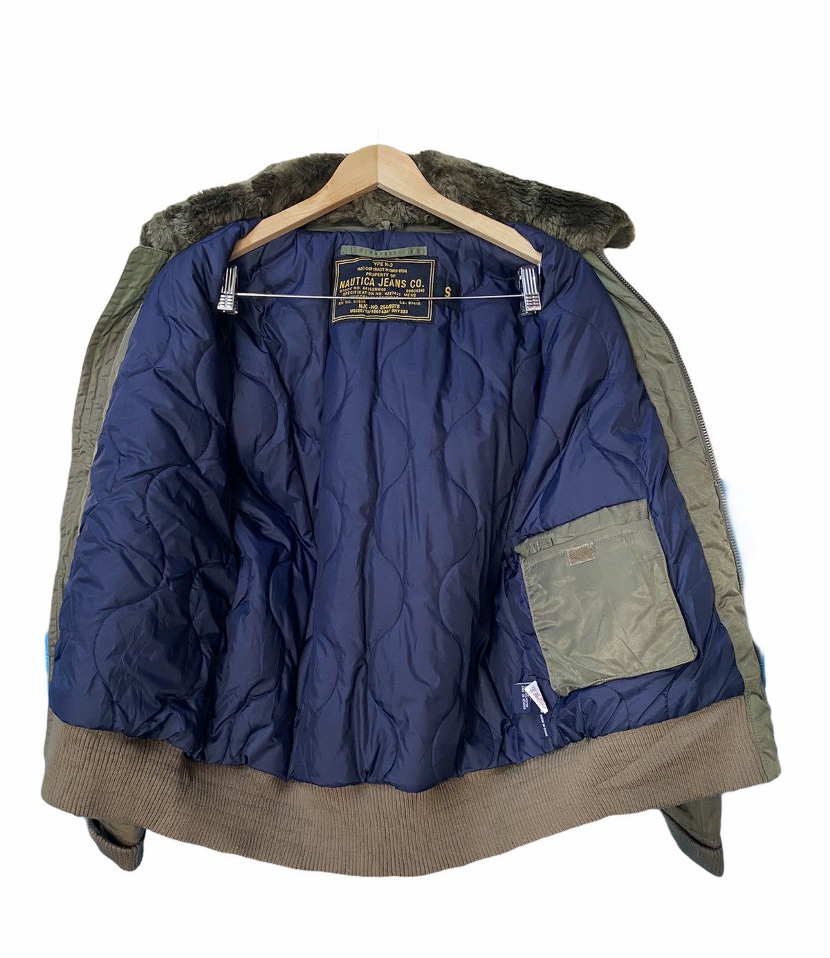 AlphaStyle Nautica Bomber Flight Jacket Soft Neck Size US S / EU 44-46 / 1 - 6 Thumbnail
