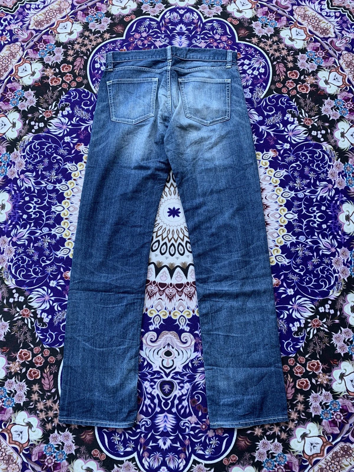 Japanese Brand Uniqlo UJ Faded Wash Denim Size US 36 / EU 52 - 8 Thumbnail