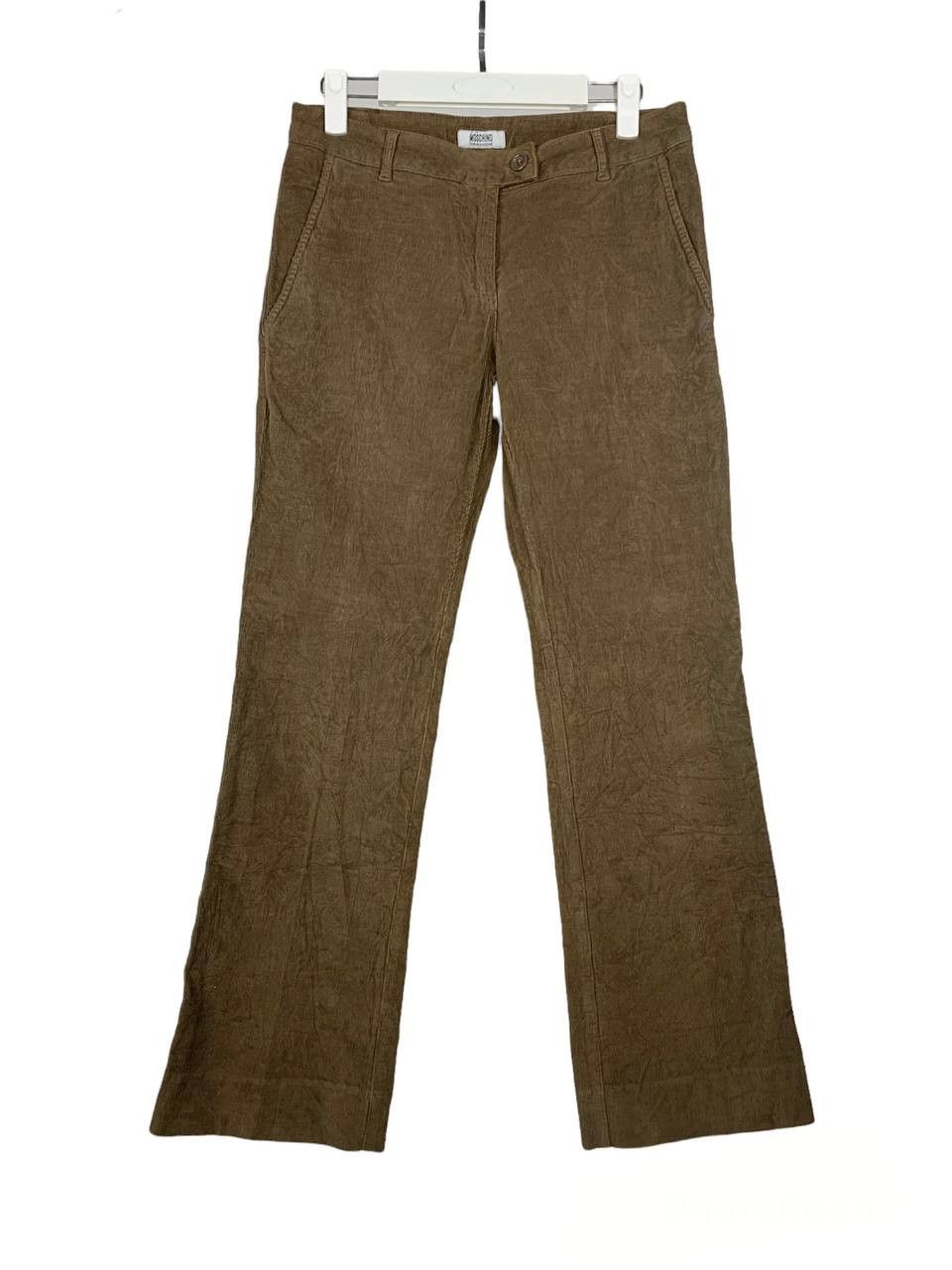 Moschino Moschino Women Corduroy Flare Pants Size 30" / US 8 / IT 44 - 2 Thumbnail