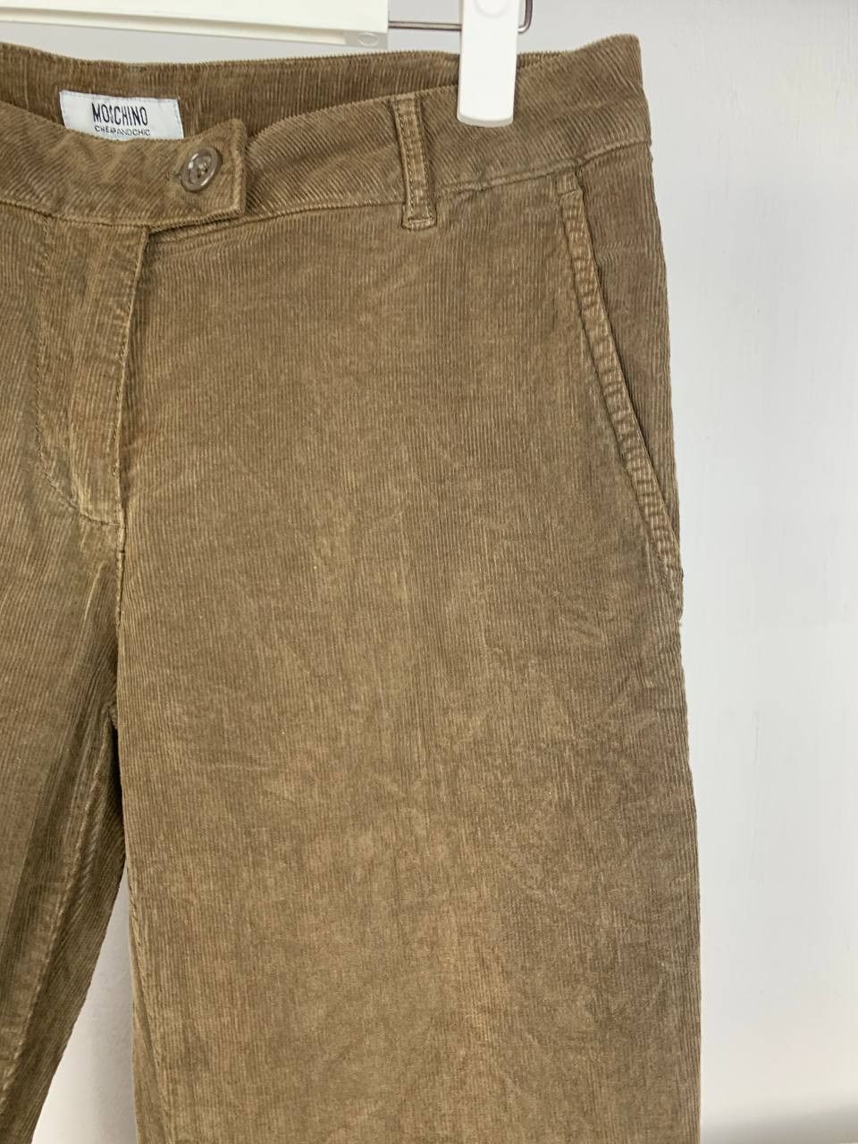 Moschino Moschino Women Corduroy Flare Pants Size 30" / US 8 / IT 44 - 3 Thumbnail