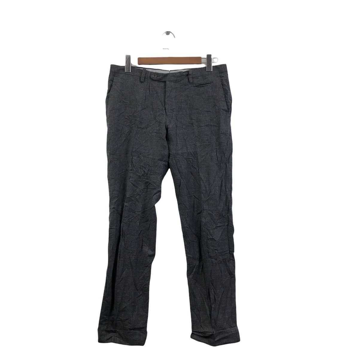 Vtg BASSANO ANTONIO LAVERDA Grey Wool Casual Pant Trouser