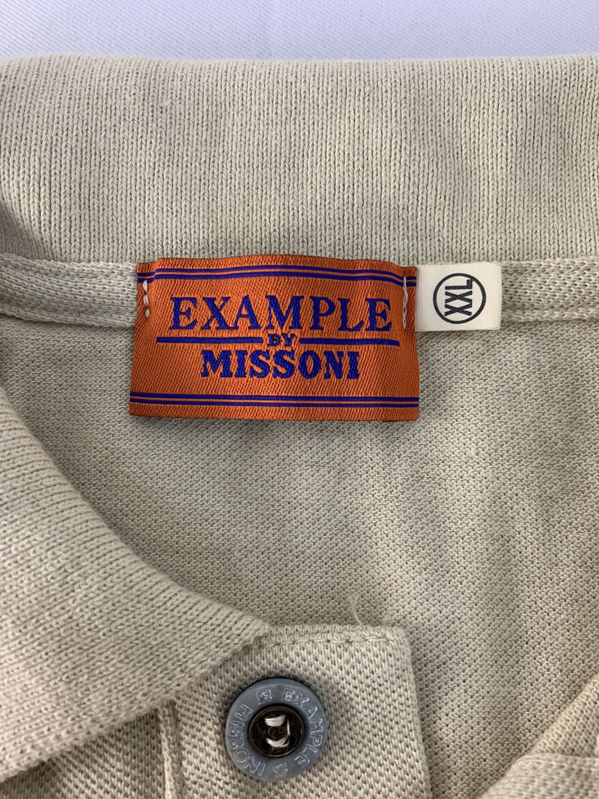 Missoni 90s Example By Missoni Embroidery Logo Polo Tee Size US XL / EU 56 / 4 - 5 Thumbnail