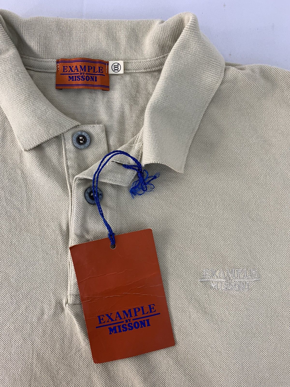 Missoni 90s Example By Missoni Embroidery Logo Polo Tee Size US XL / EU 56 / 4 - 3 Thumbnail