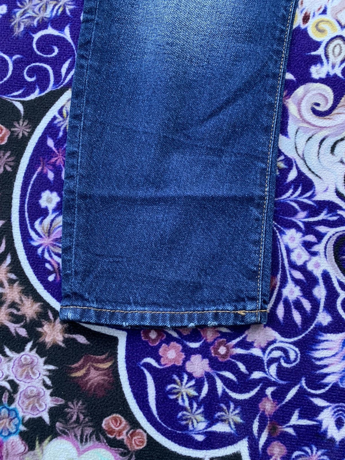 Designer Zara Faded Wash Denim Size US 33 - 2 Thumbnail