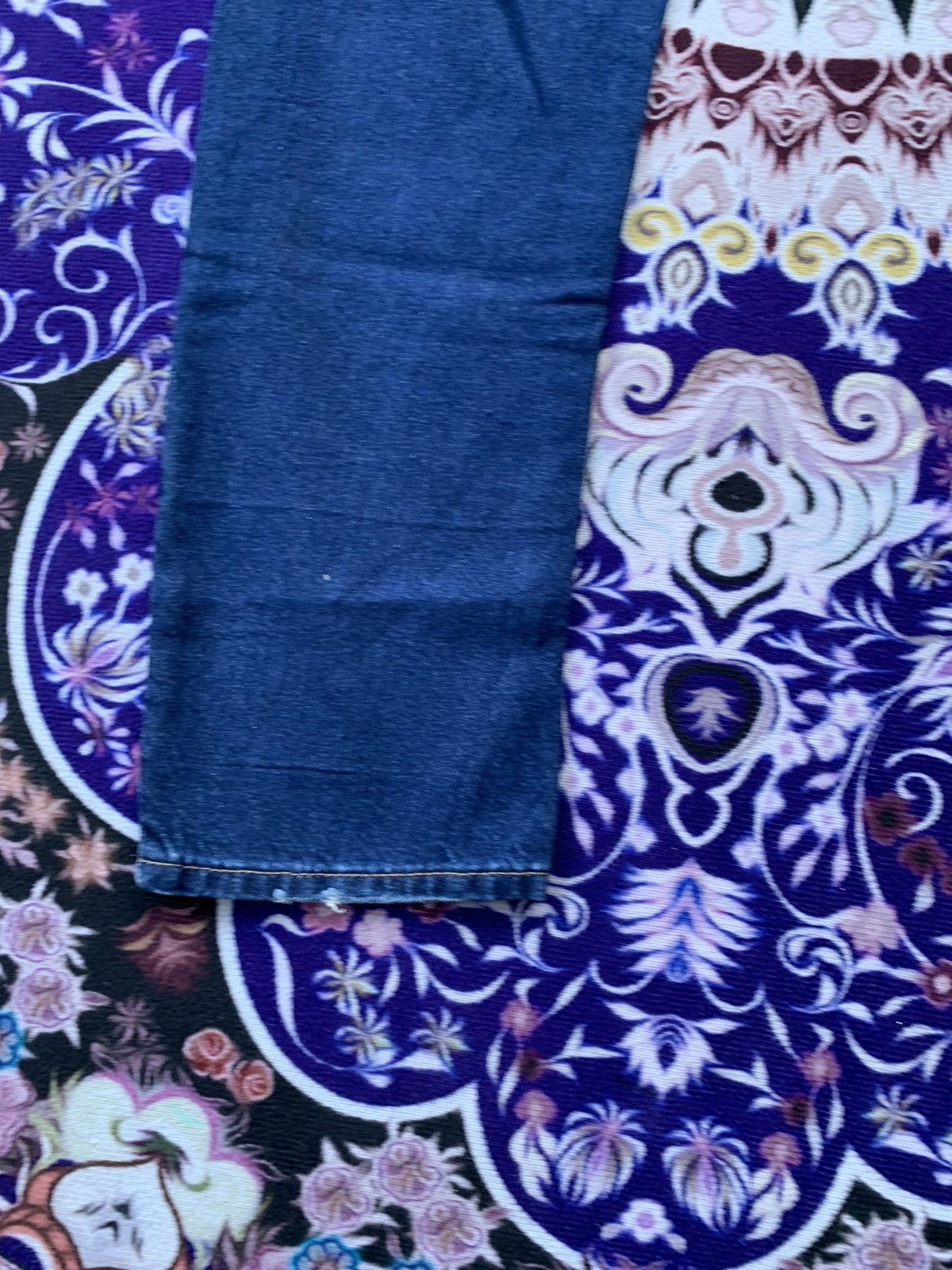 Designer Zara Faded Wash Denim Size US 33 - 11 Thumbnail