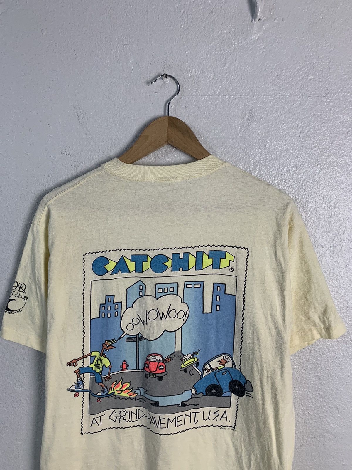 Vintage Vintage 1987 Catch It At Grind-Pavement USA Tee Size US M / EU 48-50 / 2 - 4 Thumbnail