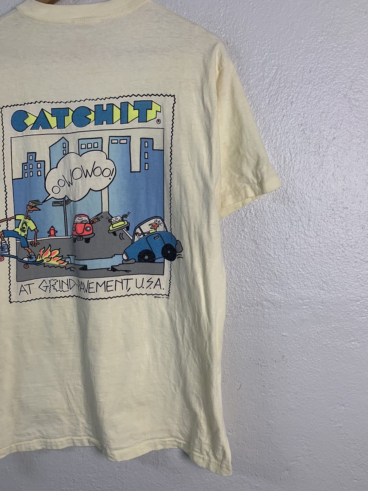 Vintage Vintage 1987 Catch It At Grind-Pavement USA Tee Size US M / EU 48-50 / 2 - 3 Thumbnail