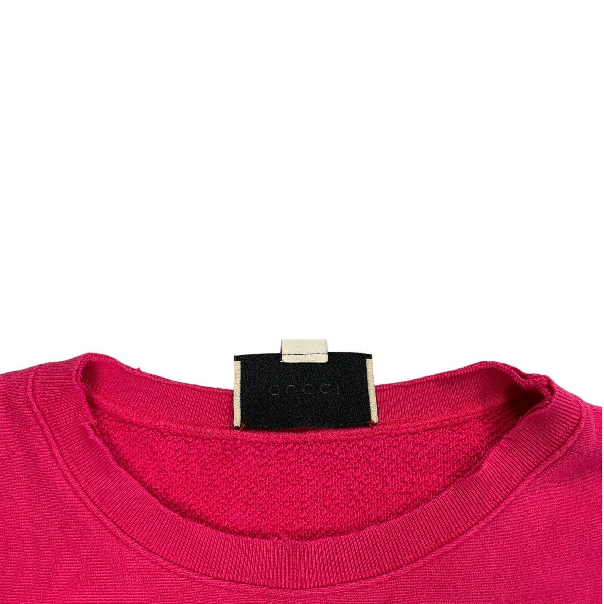 Gucci Gucci size L pink Guccy teddy bear sweatshirt oversized Size US L / EU 52-54 / 3 - 7 Thumbnail
