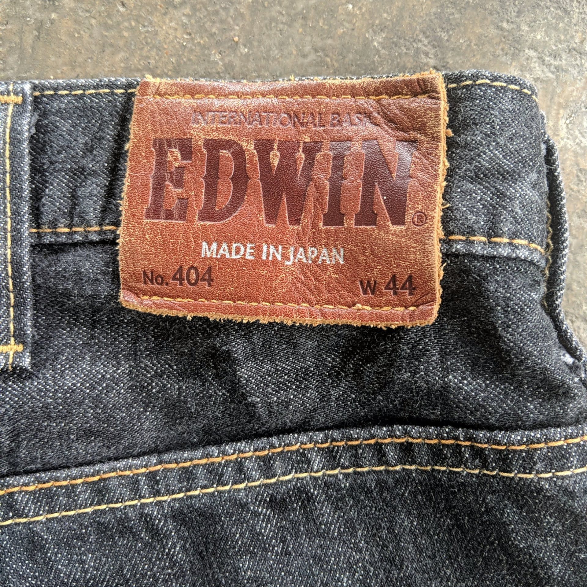 Japanese Brand Vintage Edwin Black Japan Trousers Denim Jean Pant Size US 44 / EU 60 - 12 Thumbnail