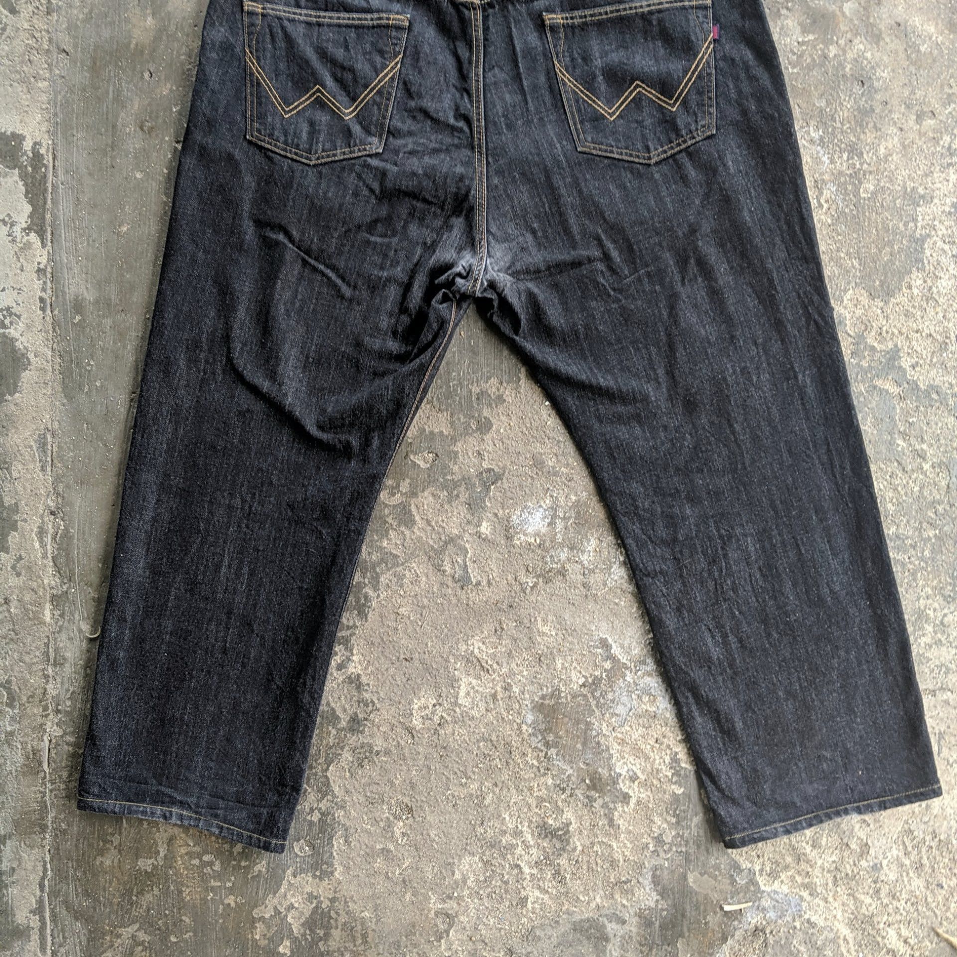Japanese Brand Vintage Edwin Black Japan Trousers Denim Jean Pant Size US 44 / EU 60 - 11 Thumbnail