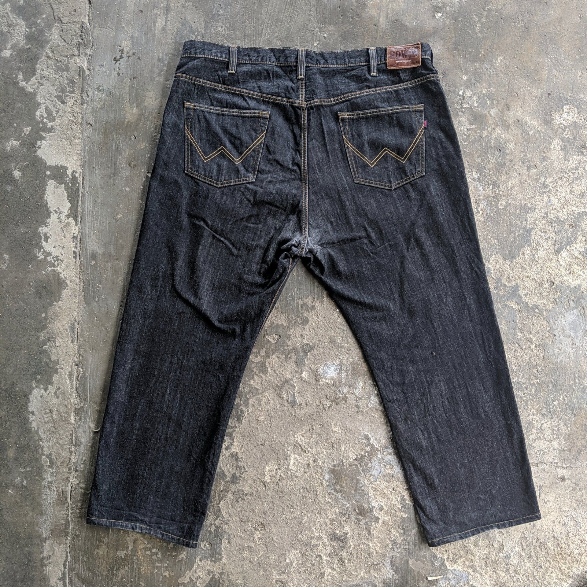 Japanese Brand Vintage Edwin Black Japan Trousers Denim Jean Pant Size US 44 / EU 60 - 8 Thumbnail