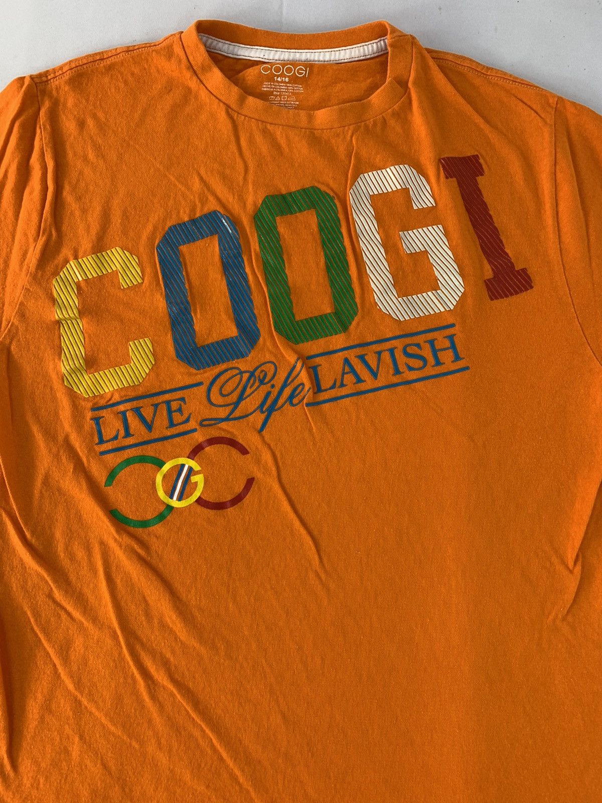 Coogi Hype Coogi Life Live Lavish Spell Out Printed Tee Size US S / EU 44-46 / 1 - 2 Thumbnail