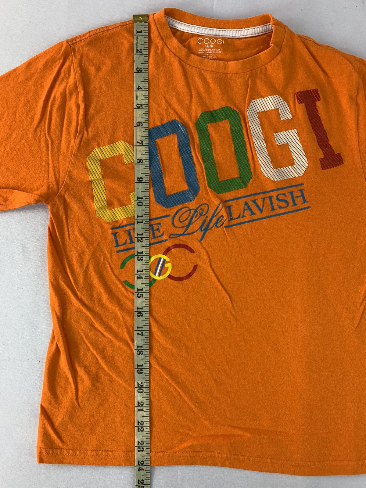 Coogi Hype Coogi Life Live Lavish Spell Out Printed Tee Size US S / EU 44-46 / 1 - 7 Thumbnail