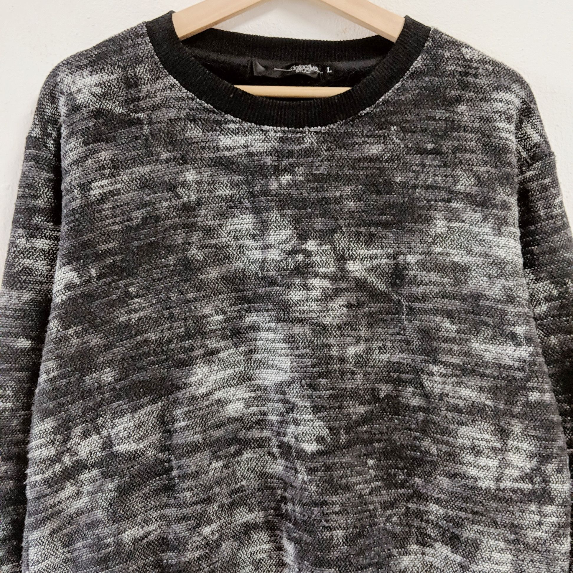 Japanese Brand Vintage Defective Struct Smoke Knitwear Sweater Size US L / EU 52-54 / 3 - 8 Thumbnail