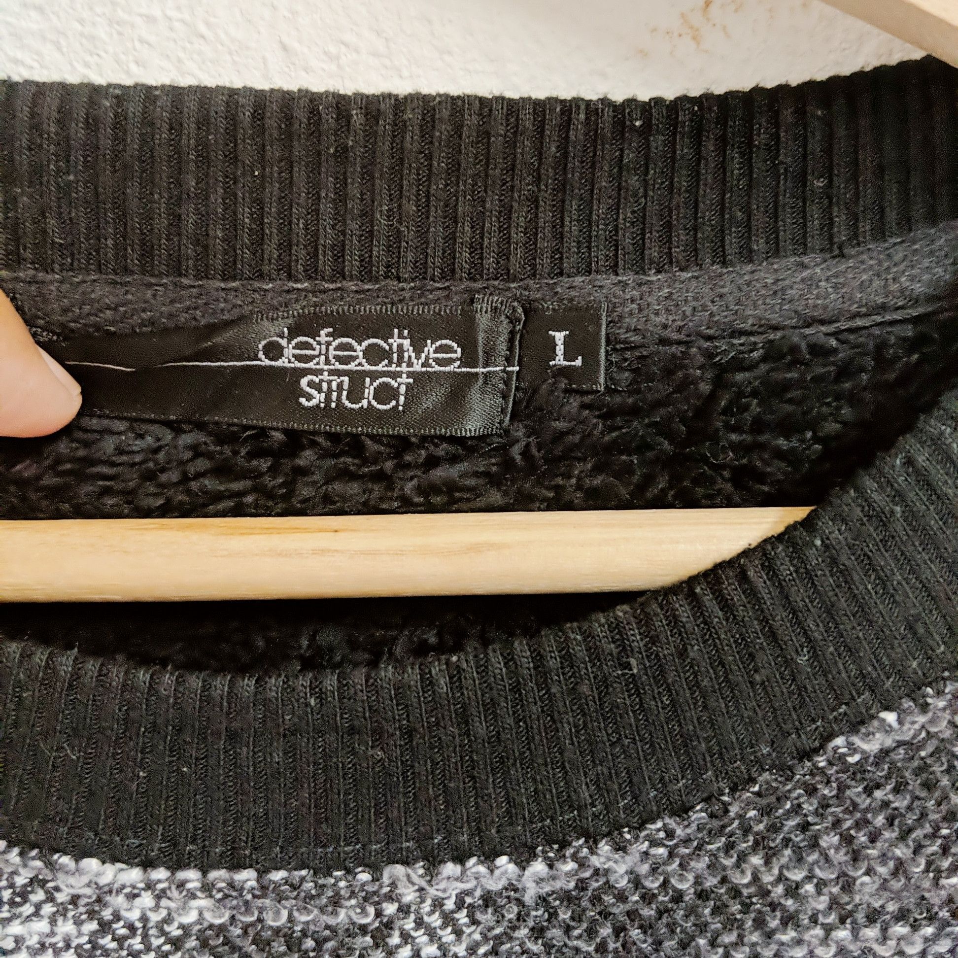 Japanese Brand Vintage Defective Struct Smoke Knitwear Sweater Size US L / EU 52-54 / 3 - 7 Thumbnail