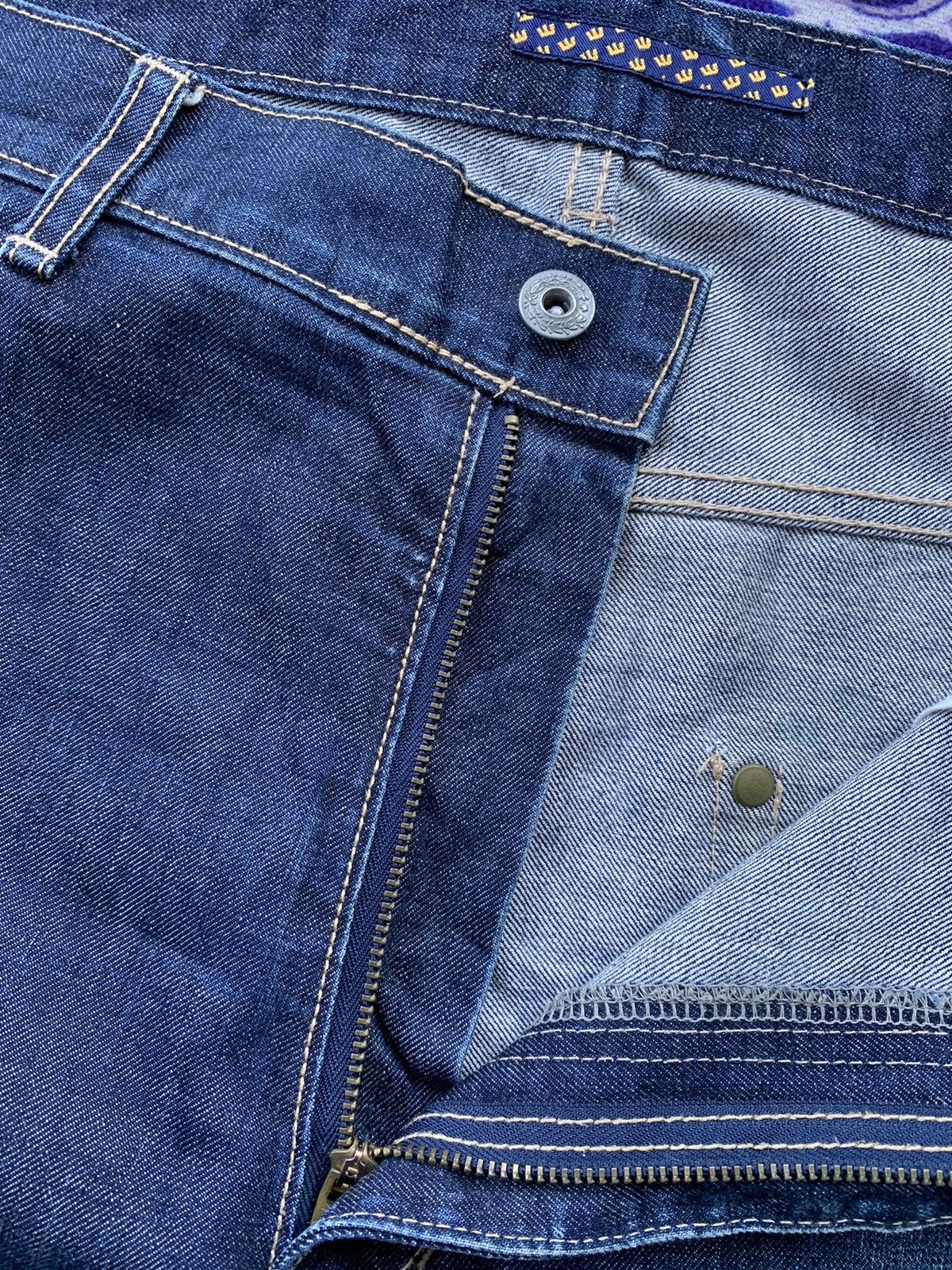 Other Vintage Japanese Brand Narrow Faded Wash Denim Size US 35 - 3 Thumbnail