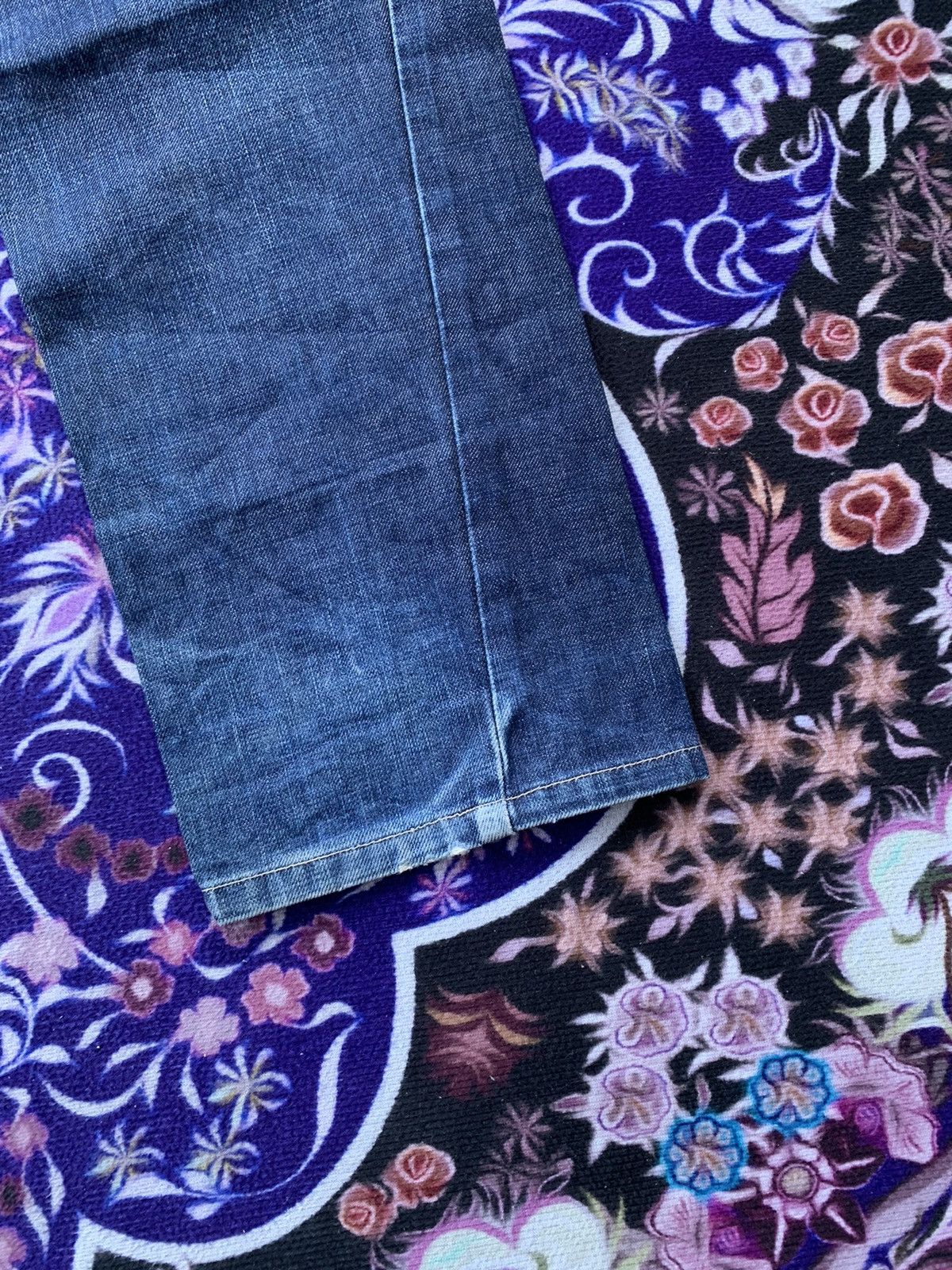 Other Vintage Japanese Brand Narrow Faded Wash Denim Size US 35 - 7 Thumbnail
