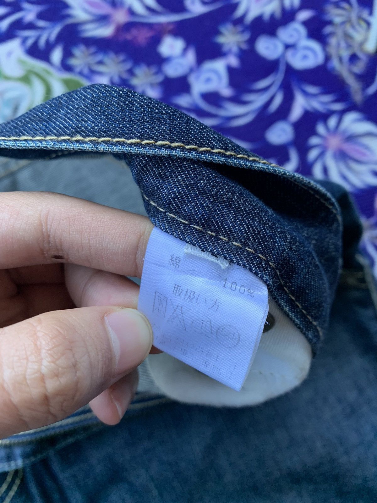 Other Vintage Japanese Brand Narrow Faded Wash Denim Size US 35 - 4 Thumbnail