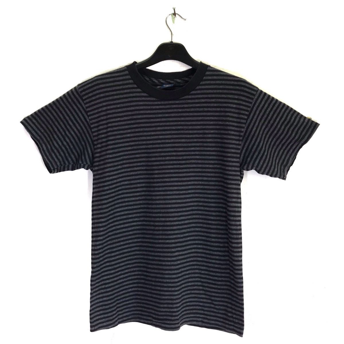 Vintage Made In Usa Exceed Knit Wear Stripe Tshirt Grunge Style Size US M / EU 48-50 / 2 - 1 Thumbnail