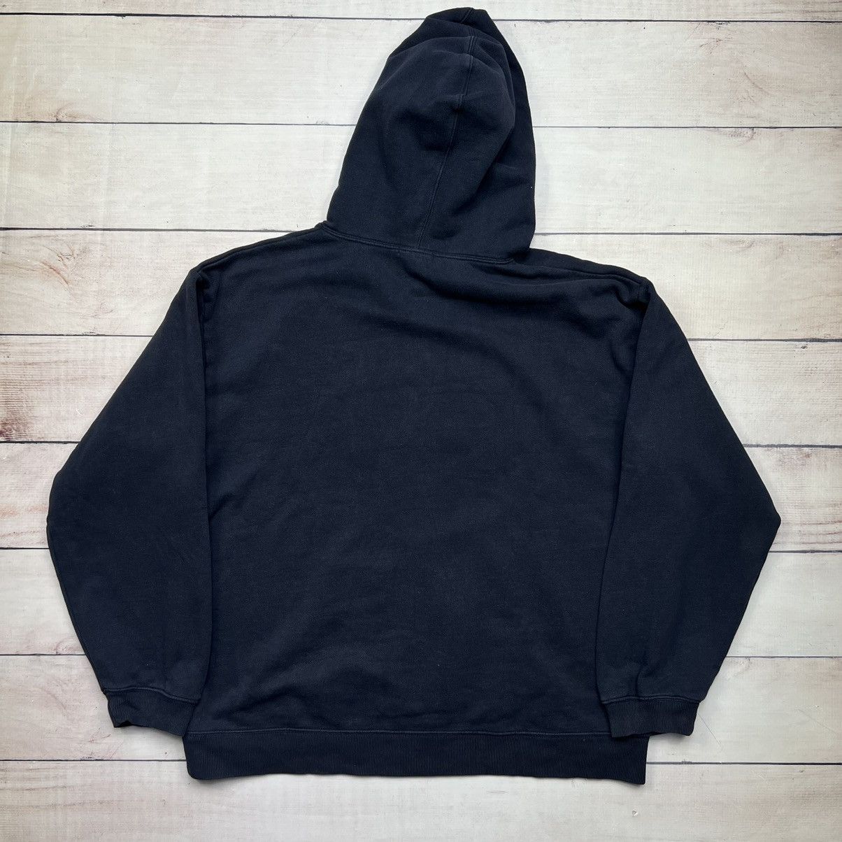 Gap × Vintage Vintage Gap Navy Hoodie Big Logo Spellout Boxy Fit Size US XL / EU 56 / 4 - 6 Thumbnail