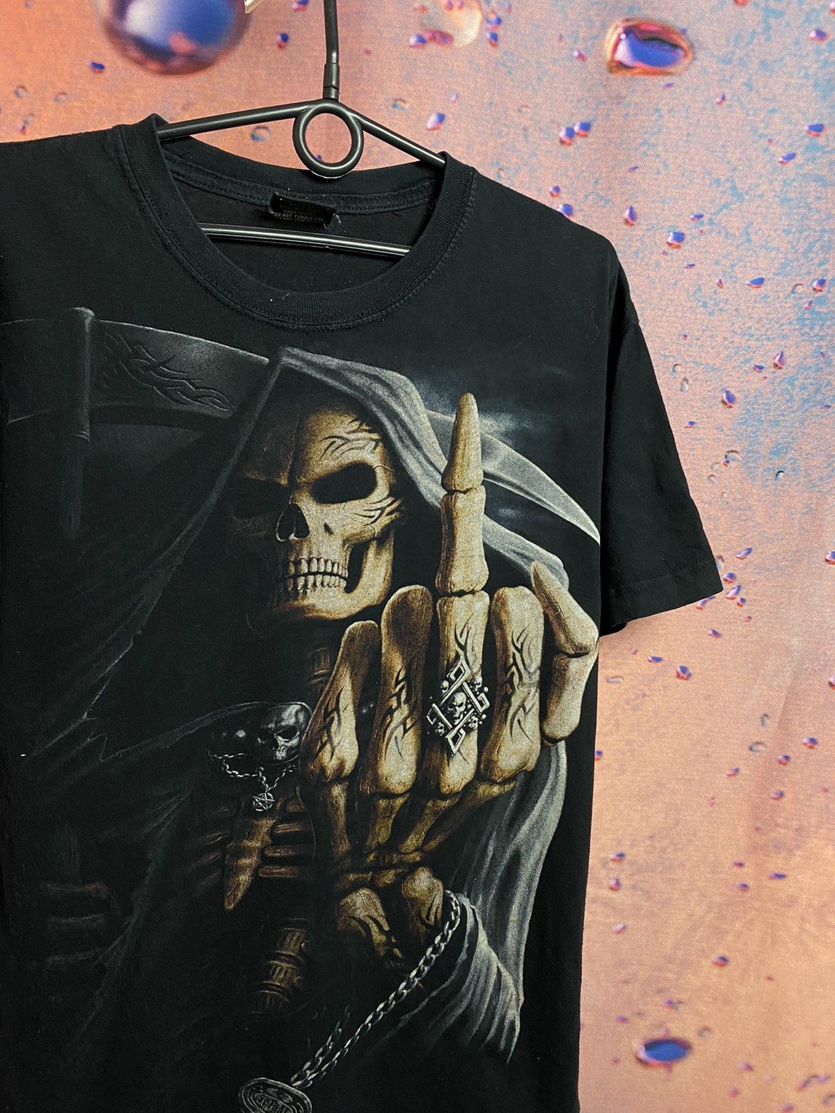 Band Tees × Vintage Vintage band tee skull skeleton logo Size US M / EU 48-50 / 2 - 1 Thumbnail