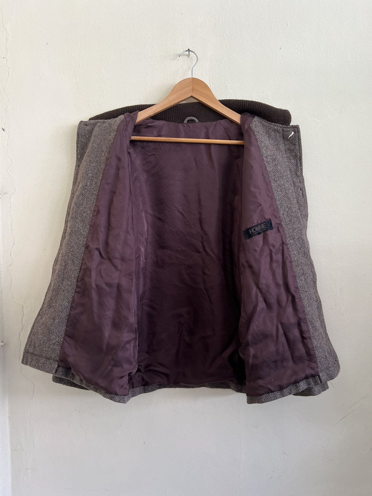 Comme des Garcons × Comme des Garcons Homme × Vintage Vintage Comme des Gargons Wool Blazzer Size US M / EU 48-50 / 2 - 5 Thumbnail