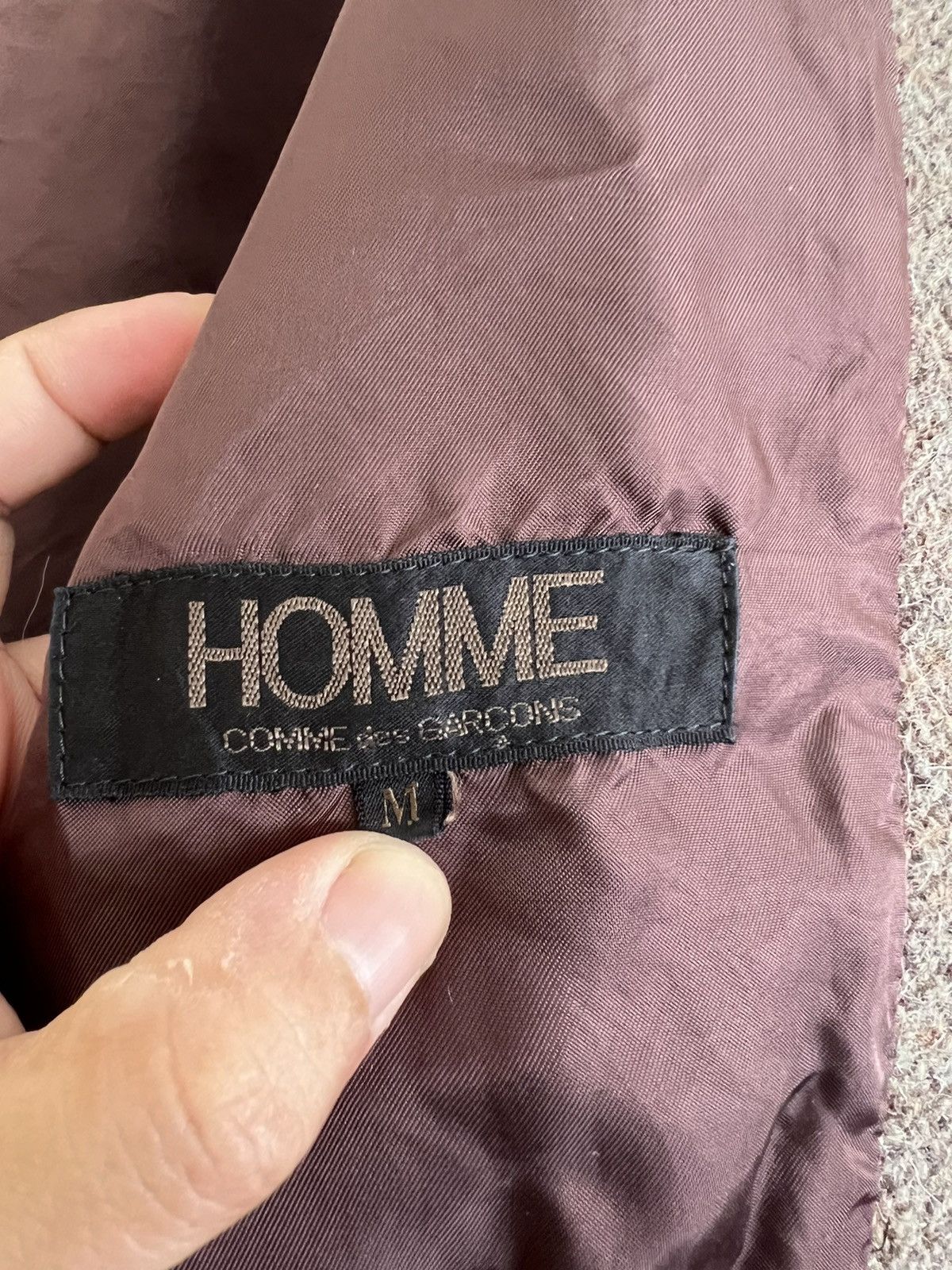 Comme des Garcons × Comme des Garcons Homme × Vintage Vintage Comme des Gargons Wool Blazzer Size US M / EU 48-50 / 2 - 9 Thumbnail