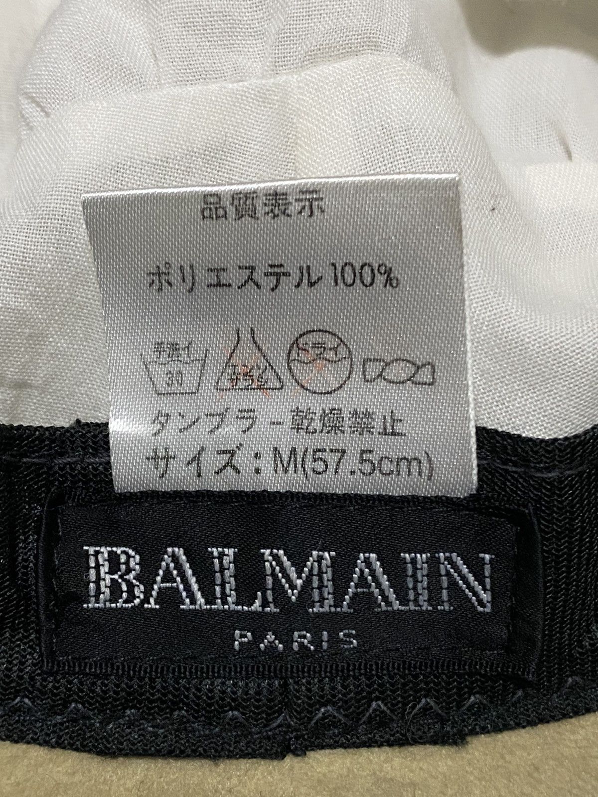 Balmain EMBROIDERED LOGO ART BALMAIN PARIS BUCKET HAT CAP Size ONE SIZE - 7 Thumbnail