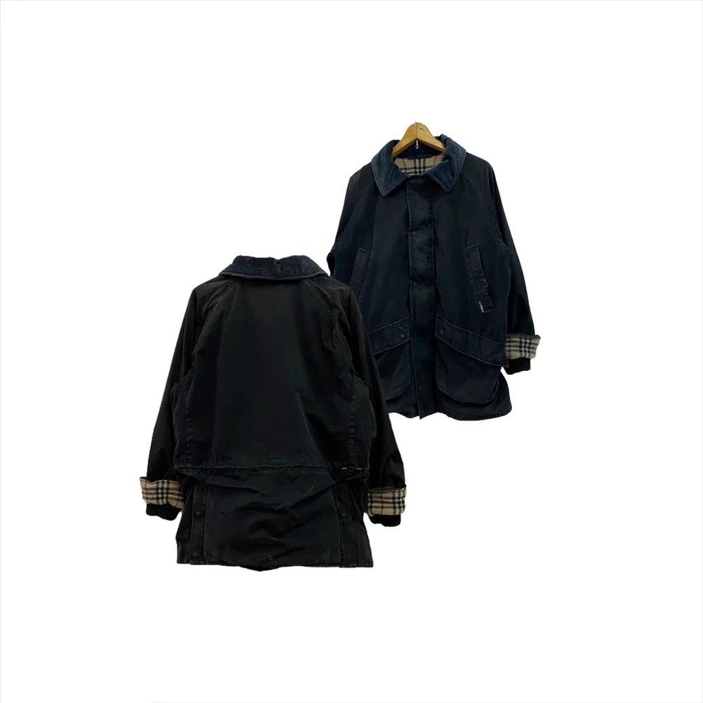 Burberry × Vintage SUN FADDED VINTAGE BURBERRY LONDON DISTRESSED JACKET Size US M / EU 48-50 / 2 - 1 Thumbnail