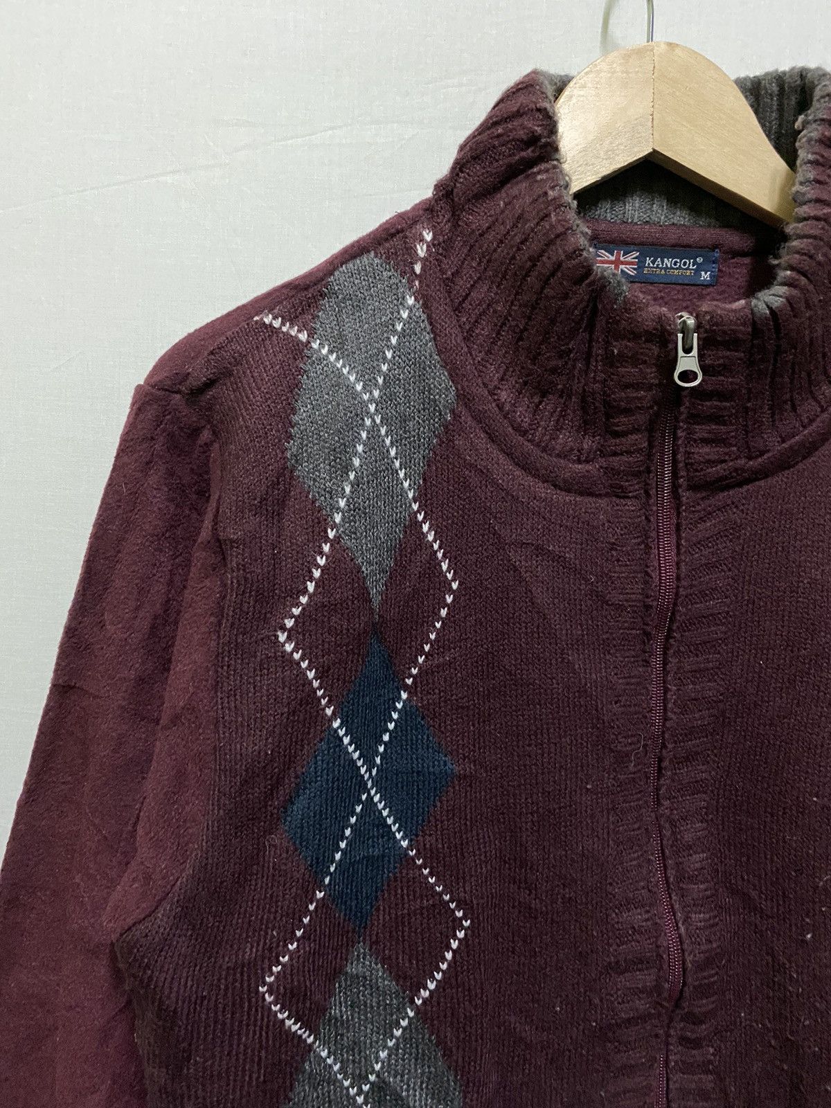Kangol Kangol Fleece Zipper Sweater Size US M / EU 48-50 / 2 - 2 Thumbnail