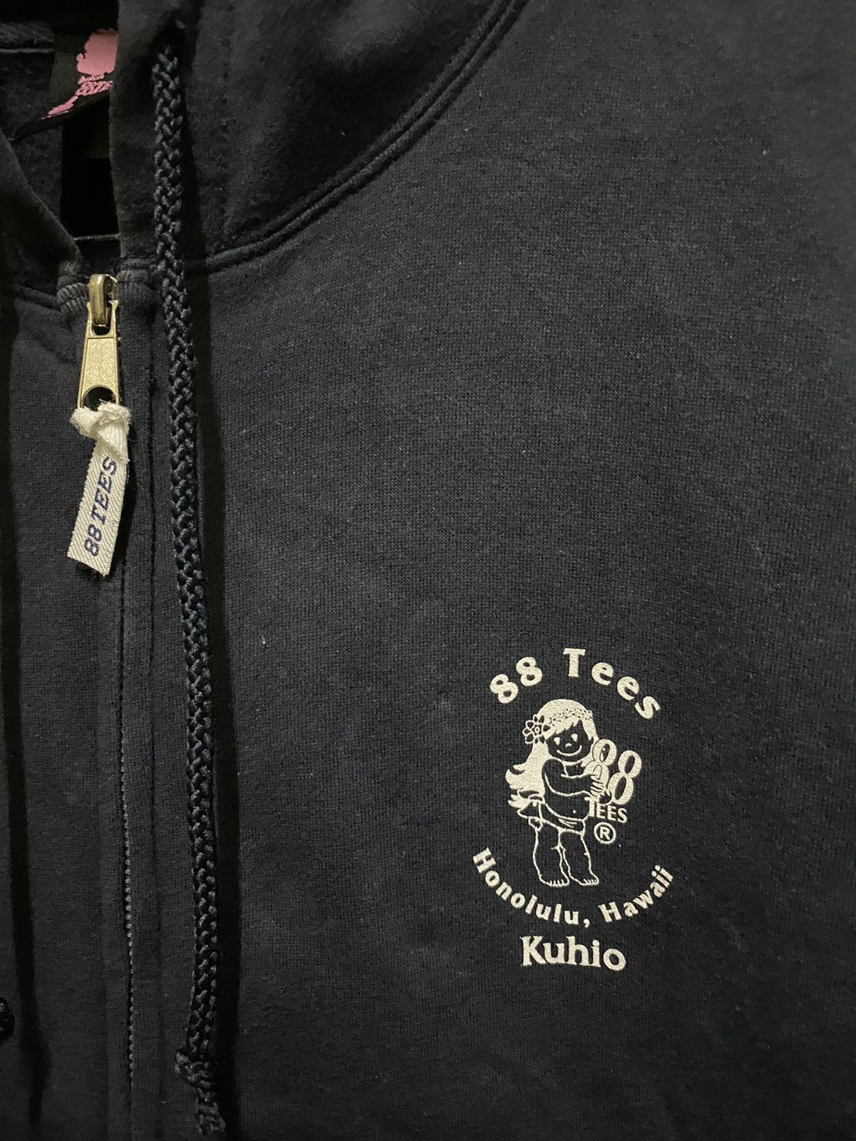 Japanese Brand × Vintage 88 Tees Zipper Hoodie Size US L / EU 52-54 / 3 - 2 Thumbnail