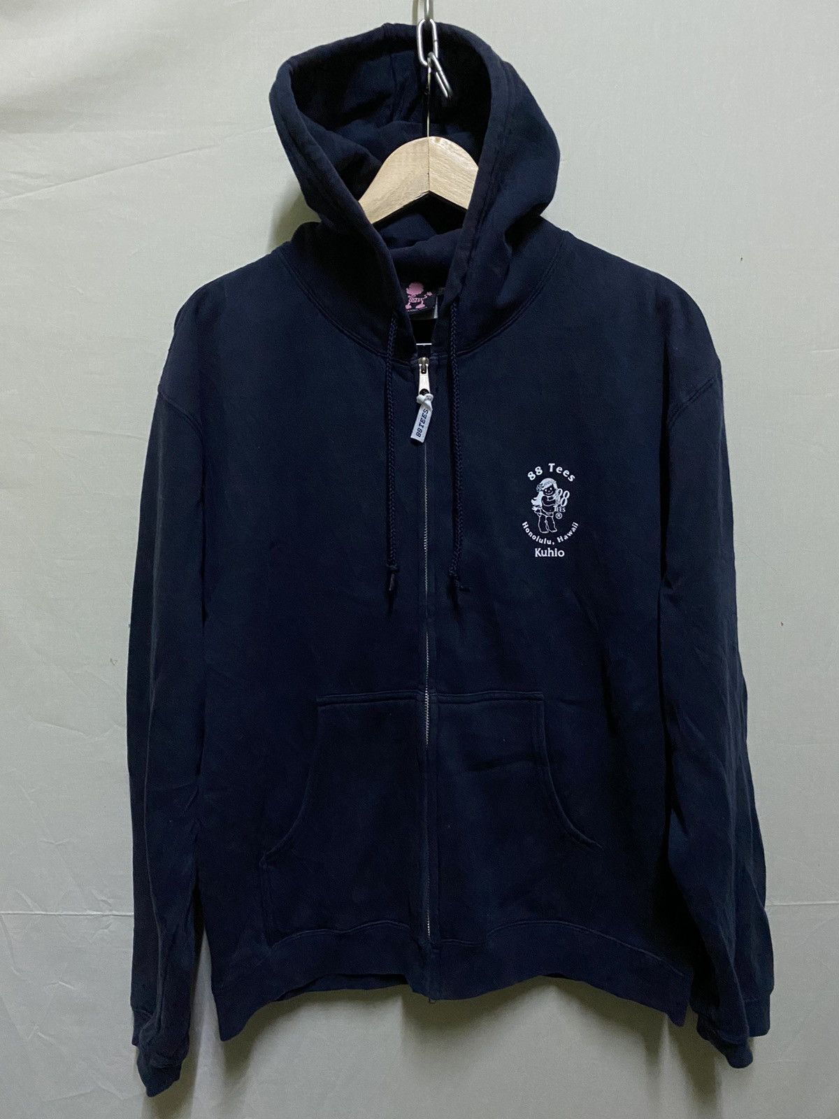 Japanese Brand × Vintage 88 Tees Zipper Hoodie Size US L / EU 52-54 / 3 - 1 Thumbnail