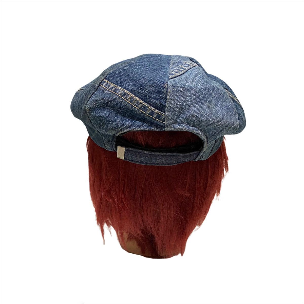 Japanese Brand ART OF BARETTA PATCHWORK DISTRESSED DENIM HAT CAP Size ONE SIZE - 4 Thumbnail