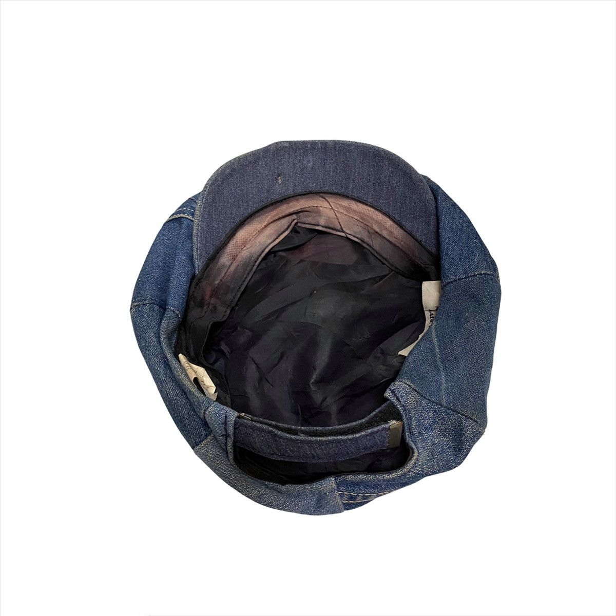 Japanese Brand ART OF BARETTA PATCHWORK DISTRESSED DENIM HAT CAP Size ONE SIZE - 8 Thumbnail