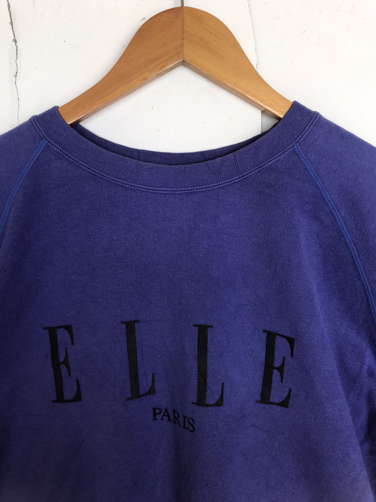 Japanese Brand Vintage Elle Paris Baggy Sweatshirt Oversized Size US L / EU 52-54 / 3 - 3 Thumbnail