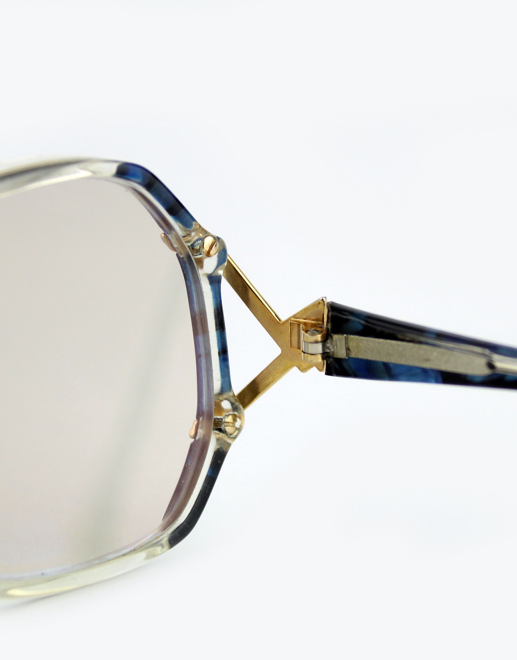 Vintage NOS 80s vintage T&J Optical oversized glasses frame OG DS Size ONE SIZE - 8 Thumbnail