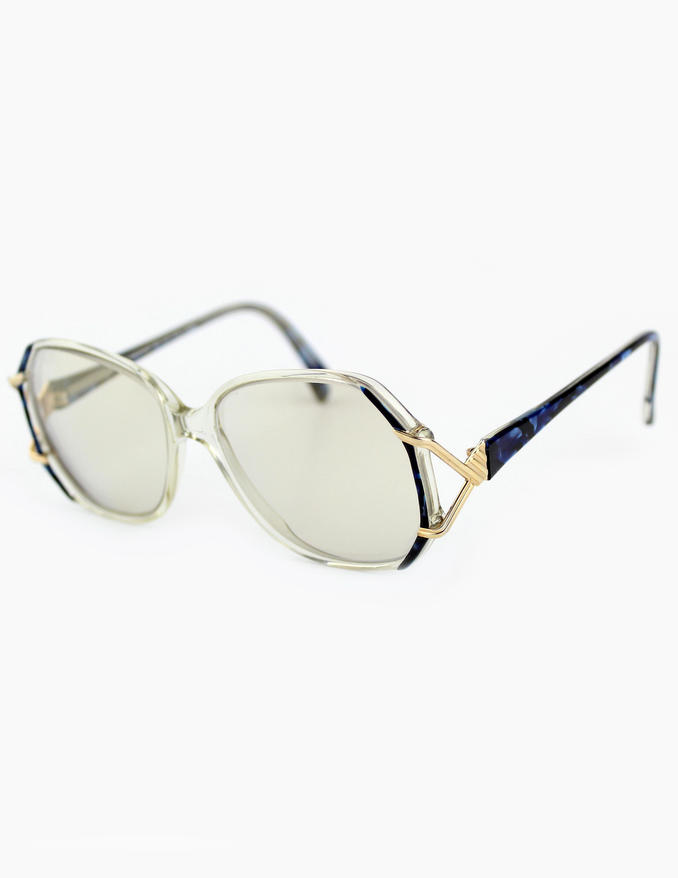 NOS 80s vintage T&J Optical oversized glasses frame OG DS