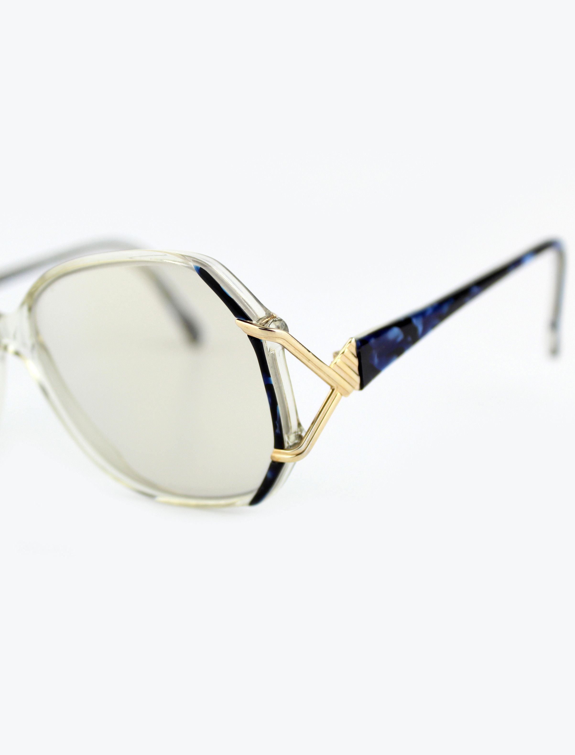 Vintage NOS 80s vintage T&J Optical oversized glasses frame OG DS Size ONE SIZE - 2 Thumbnail
